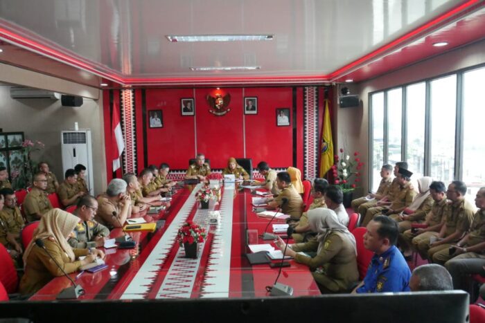 Pertemuan Walikota Bandar Lampung Dengan Bupati Pesawaran Bahas Rencana Pembangunan Embung Untuk Atasi Banjir