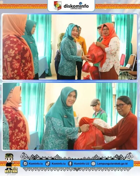 TP-PKK Lampung Utara Gelar Bakti Sosial Serentak, Pererat Kepedulian di HKG PKK ke-53 dan HUT Provinsi Lampung ke-51
