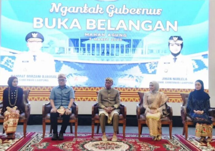 Ketua DPRD Lampung Hadiri Gelaran Ngantak Gubernur Buka Belangan