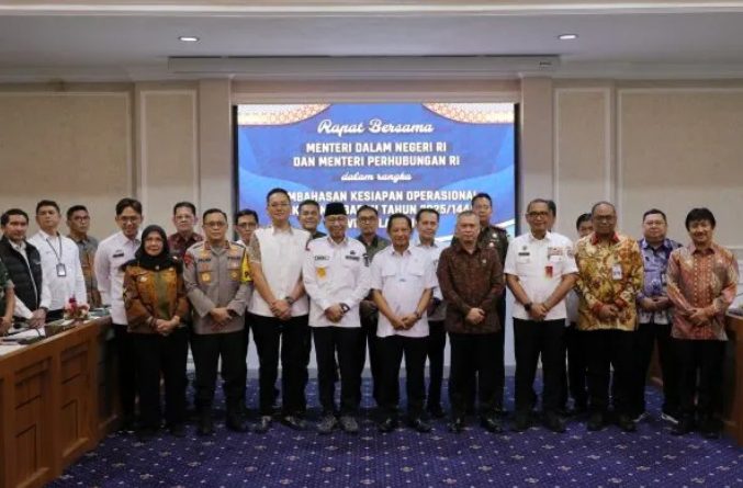 Gubernur Mirza Terima Kedatangan Mendagri Dan Menteri Perhubungan Cek Kesiapan Mudik Di Provinsi Lampung