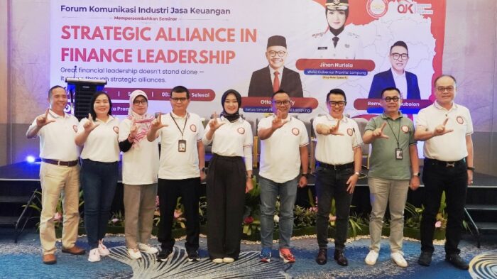 Pemprov Lampung Mengajak Para Pelaku Jasa Keuangan Bangun Kemitraan Strategis Hadapi Era Digital