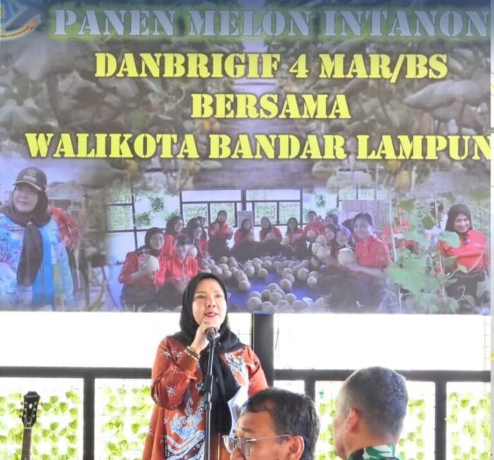 Walikota Bandar Lampung Acara Panen Ikan Dan Melon Di Brigif 4 Mar/Bs