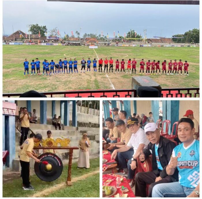 Bupati Cup Tanggamus 2025 Resmi Dibuka, 64 Club Sepak Bola Siap Berlaga Selama Dua Bulan
