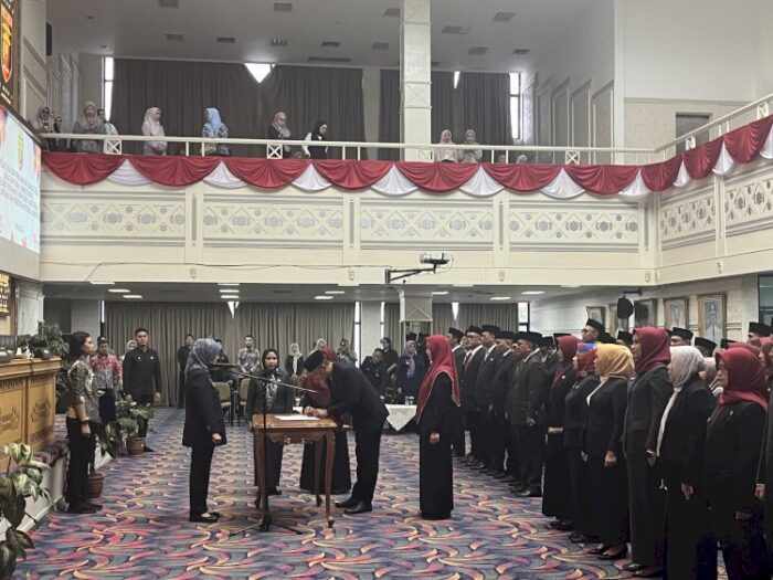 Pemprov Lampung Melantik Puluhan Pejabat Eselon III, IV, Dan Fungsional 