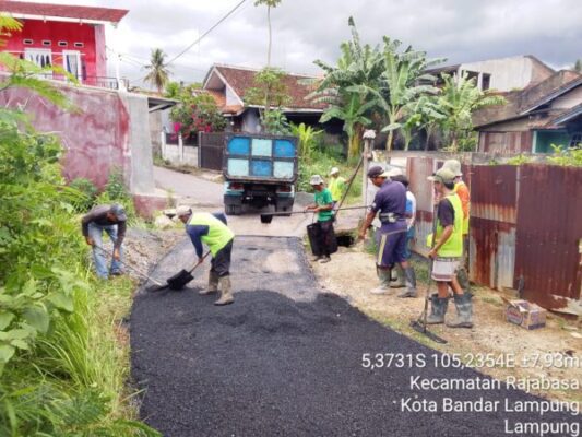 Pemkot Bandar Lampung Targetkan Perbaikan 200 Ruas Jalan di 2026, Delapan Akan Dirigid Beton