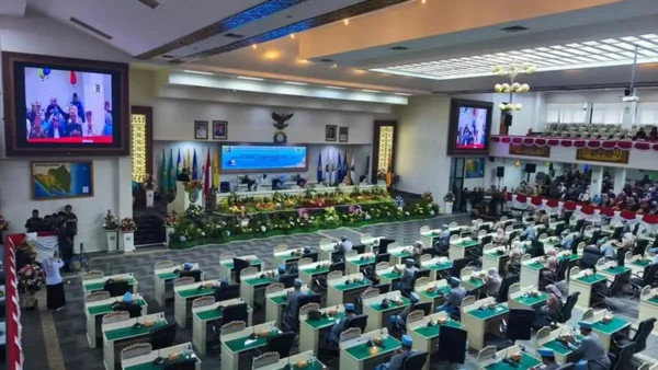 DPRD Provinsi Lampung Gelar Rapat Paripurna Pembicaraan Tingkat II Penyampaian Laporan Pansus atas LHP BPK