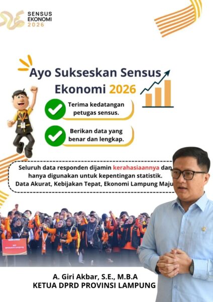 DPRD Dukung Penuh Sensus Ekonomi 2026, Ingatkan Validitas Data Demi Anggaran Tepat Sasaran