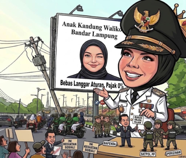 Gila !! Selain Melanggar Aturan, Baliho Anak Bunda Eva Tidak Berkontribusi